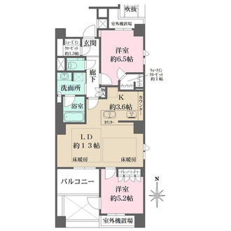 ザ・パークハウス三条油小路の間取図