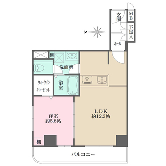 藤和シティコープ烏丸の間取図