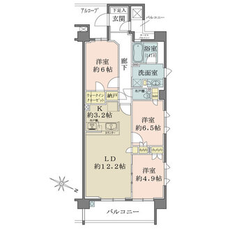 シエリア京都嵯峨嵐山の間取図