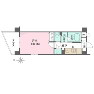 アスヴェル京都東山五条の間取図