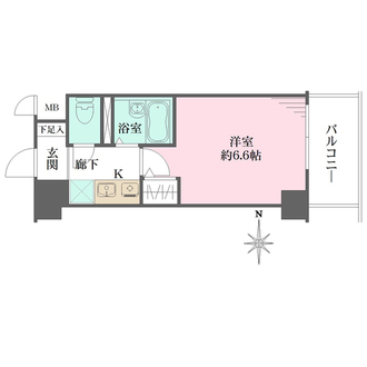 ラナップスクエア京都北野の間取図