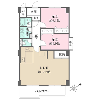 ロイヤルコート下鴨の間取図