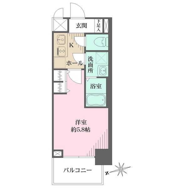 サムティ梅田インターコアの間取図