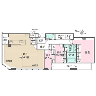 ディーグラフォート大阪Ｎ．Ｙ．タワーＨＩＧＯＢＡＳＨＩの間取図