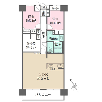 ファミールハイツ堺　II番館の間取図