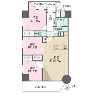 ディオレ森之宮の間取図
