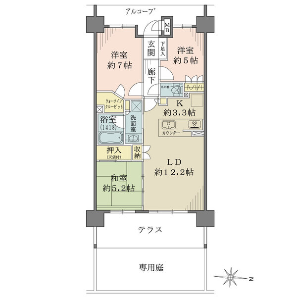 BELISTA西宮北口の間取図