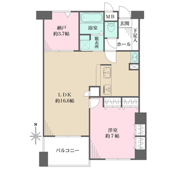 コム・クレール西宮北口の間取図
