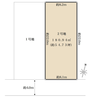 2号地の間取図