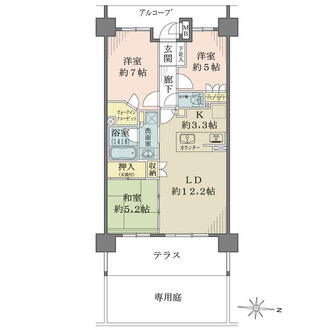 BELISTA西宮北口の間取図