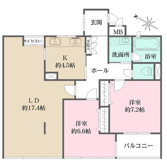 宝塚ガーデンヴィレッジの間取図