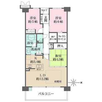 G-park北伊丹の間取図