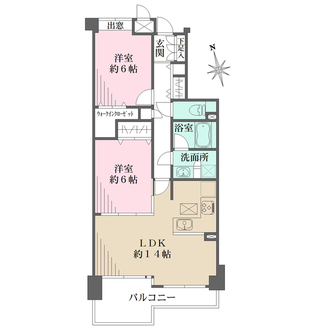 甲東園ガーデンハウスの間取図