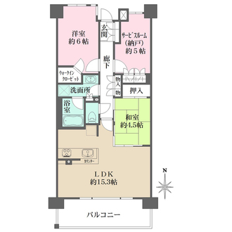ザ・パークハウス塚口の間取図