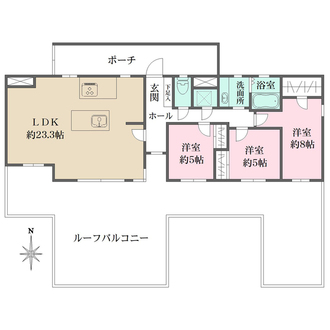 パレ塚口町の間取図