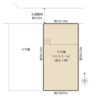 B号地の間取図