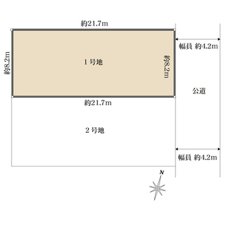1号地の間取図