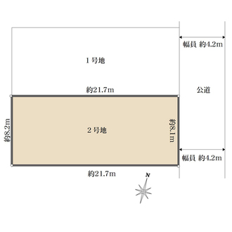 2号地の間取図
