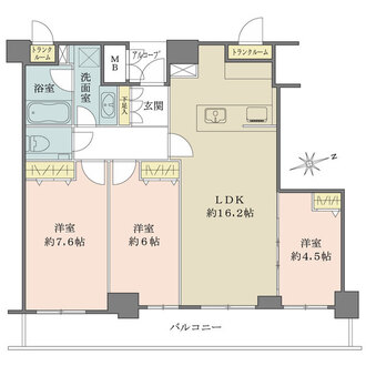 ザ・宝塚タワーの間取図