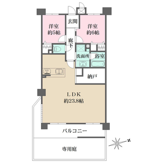 ビューネ西宮五段坂の間取図