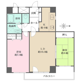 パーク・ハイム芦屋翠ヶ丘の間取図