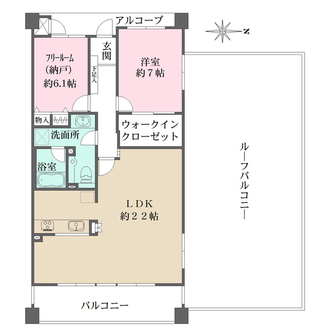 ファミール西宮・夙川公園の間取図