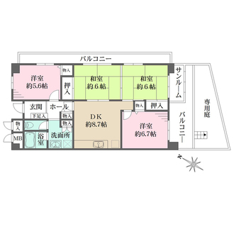 ジークレフ青木の間取図