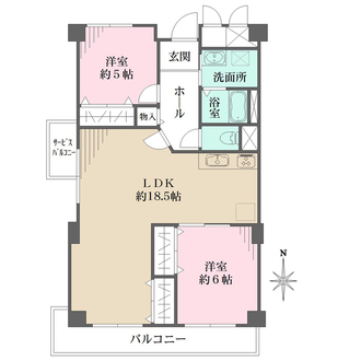 西住吉アーバンライフの間取図