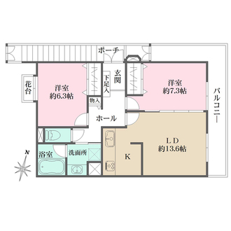 グランドメゾン御影の間取図