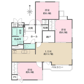 コート魚崎の間取図