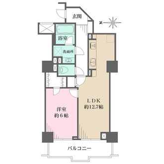 ビュータワー住吉館の間取図