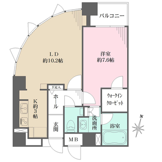 フォンテ上御影の間取図