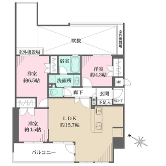 アルス魚崎の間取図
