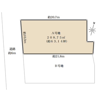 A号地の間取図