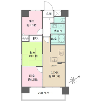 グランプレステージ西神戸の間取図
