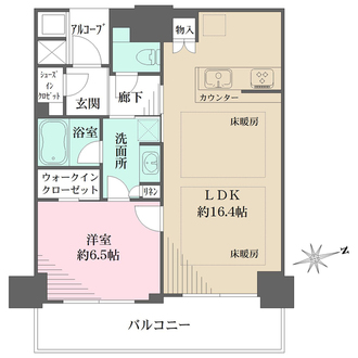 神戸ハーバータワーの間取図