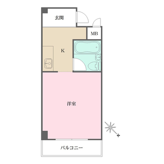 エルメス千林の間取図