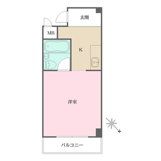 エルメス千林の間取図