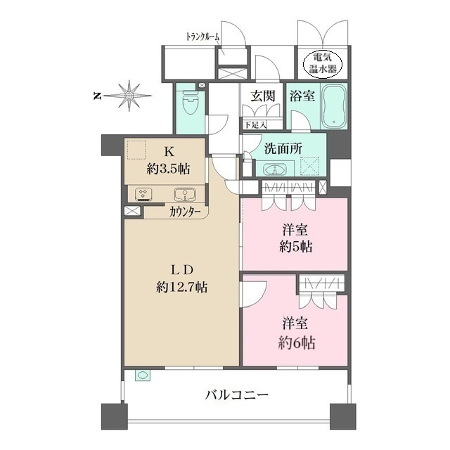 ジオタワー西宮北口の間取図