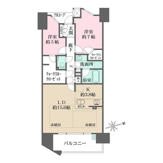 ザ・パークハウス豊中の間取図