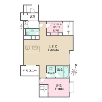 芦屋タウンハウスの間取図