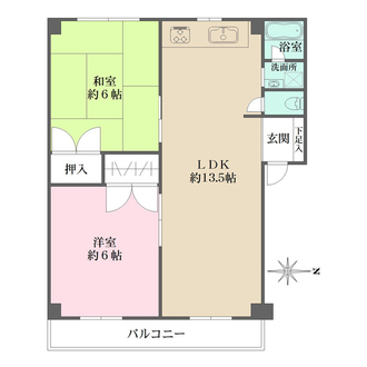 カサヴェール塚口の間取図
