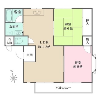 コーポラスベルの間取図