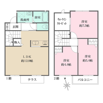 シャーメゾン豊楽　B棟の間取図