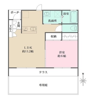 トリニティーコートの間取図