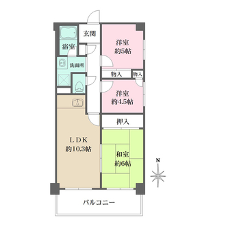 野田マンションの間取図