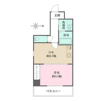 ビーグラン武庫之荘の間取図