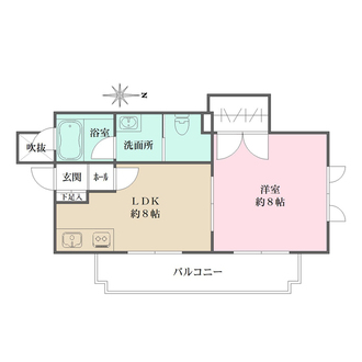レジデンス・ミラ芦屋の間取図