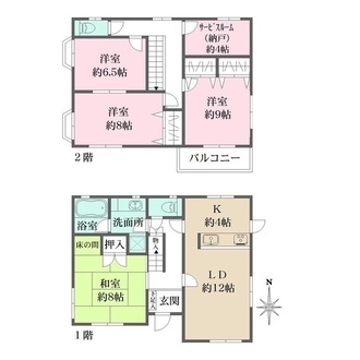 シティライフ山芦屋Ｉの間取図