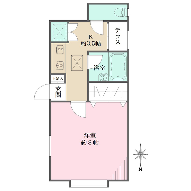 マンダレー御影の間取図